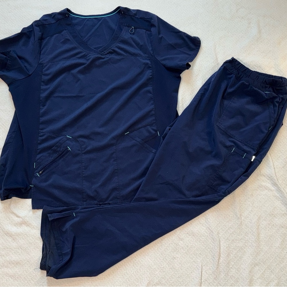 Navy Scrubstar 2XL Scrub Set